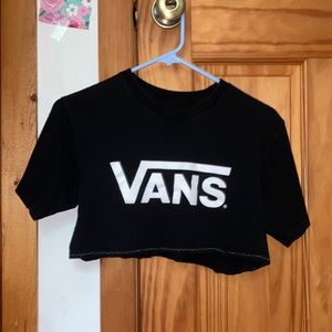Vans Black Crop Top